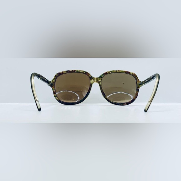 Vintage Fine Line Brown Oval Sunglasses Frames Only - Picture 6 of 8